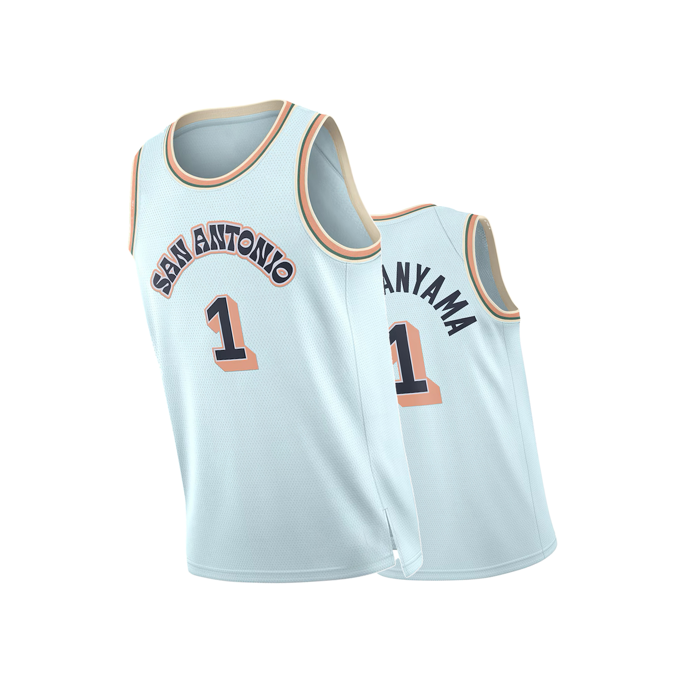 Wembanyama Men's Jersey - Classic Short Sleeve Athletic Shirt, Moisture-Wicking Sports Apparel (S-XXL)